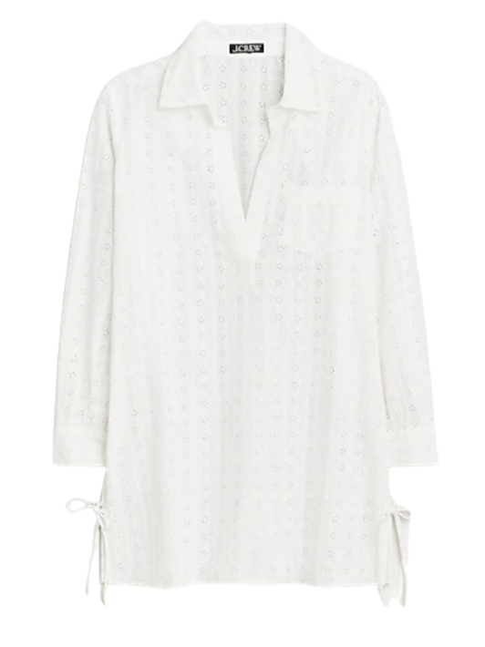 Eyelet Side-Tie Tunic | What to Wear at the Pool